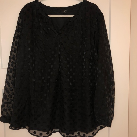 talbots black tops